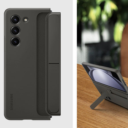 //// Samsung | OEM Galaxy Z Fold5 Standing Case with Strap - Graphite | 120-7740