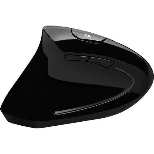 Adesso | Vertical Ergonomic Mouse 2.4Ghz (Left Handed) - Black | IMOUSE E90