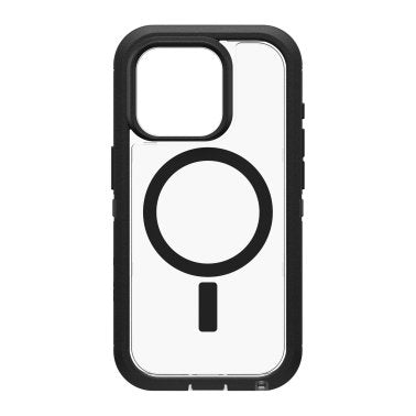 Otterbox | Defender XT w/ MagSafe Clear Series Case iPhone 15 Pro - Clear/Black (Dark Side)