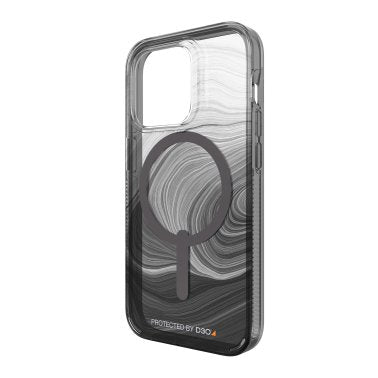 ZAGG GEAR4 |  iPhone 14 Pro - D3O Milan Snap Case - Black Swirl | 15-10109