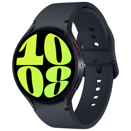 //// Samsung | Galaxy Watch6 (GPS) 44mm Smartwatch with Heart Rate Monitor - Graphite | SM-R940NZKAXAC | PROMO END NED. | REG. PRICE $449.99