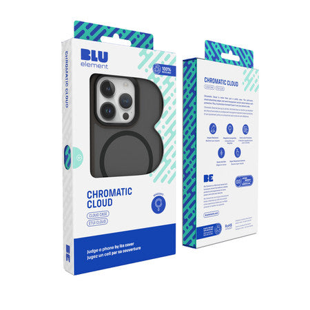 Blu Element | Chromatic Cloud w/Magsafe Case for iPhone 17e/16e/15/14/13 - Black | 120-7519
