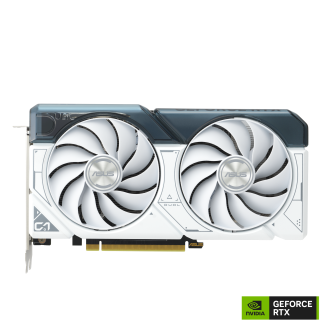 Asus | Video Card GeForce Dual RTX 4060 TI 8GB GDDR6 PCIe - White | DUAL-RTX4060TI-O8G-WHITE