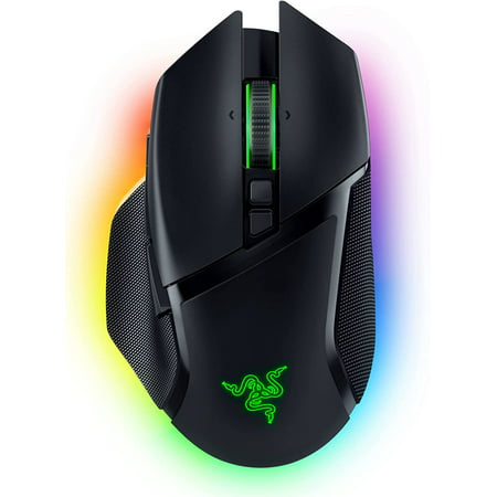 Razer | Basilisk V3 Pro Customizable 30K Optical Wireless Gaming Mouse - Chroma RGB - Black | RZ01-04620100-R3U1