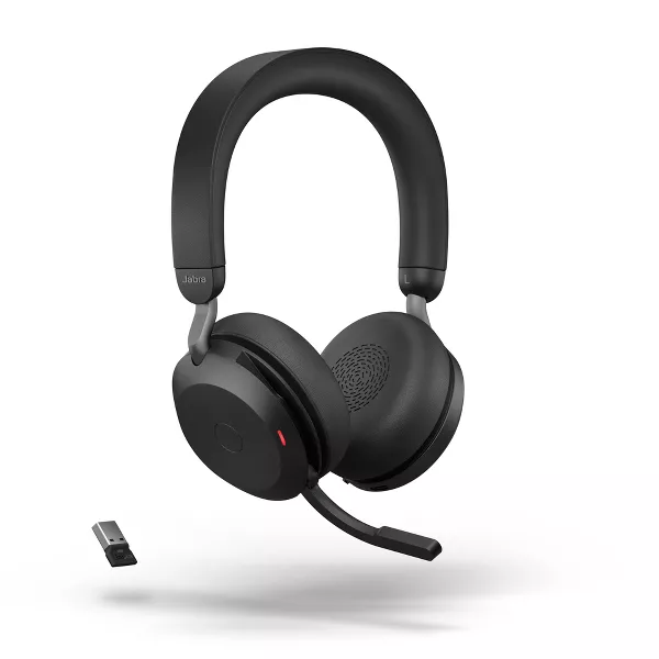 Jabra | Evolve2 75 UC Noise-Canceling Wireless Headset w/ Stand, USB-A |  27599-989-989