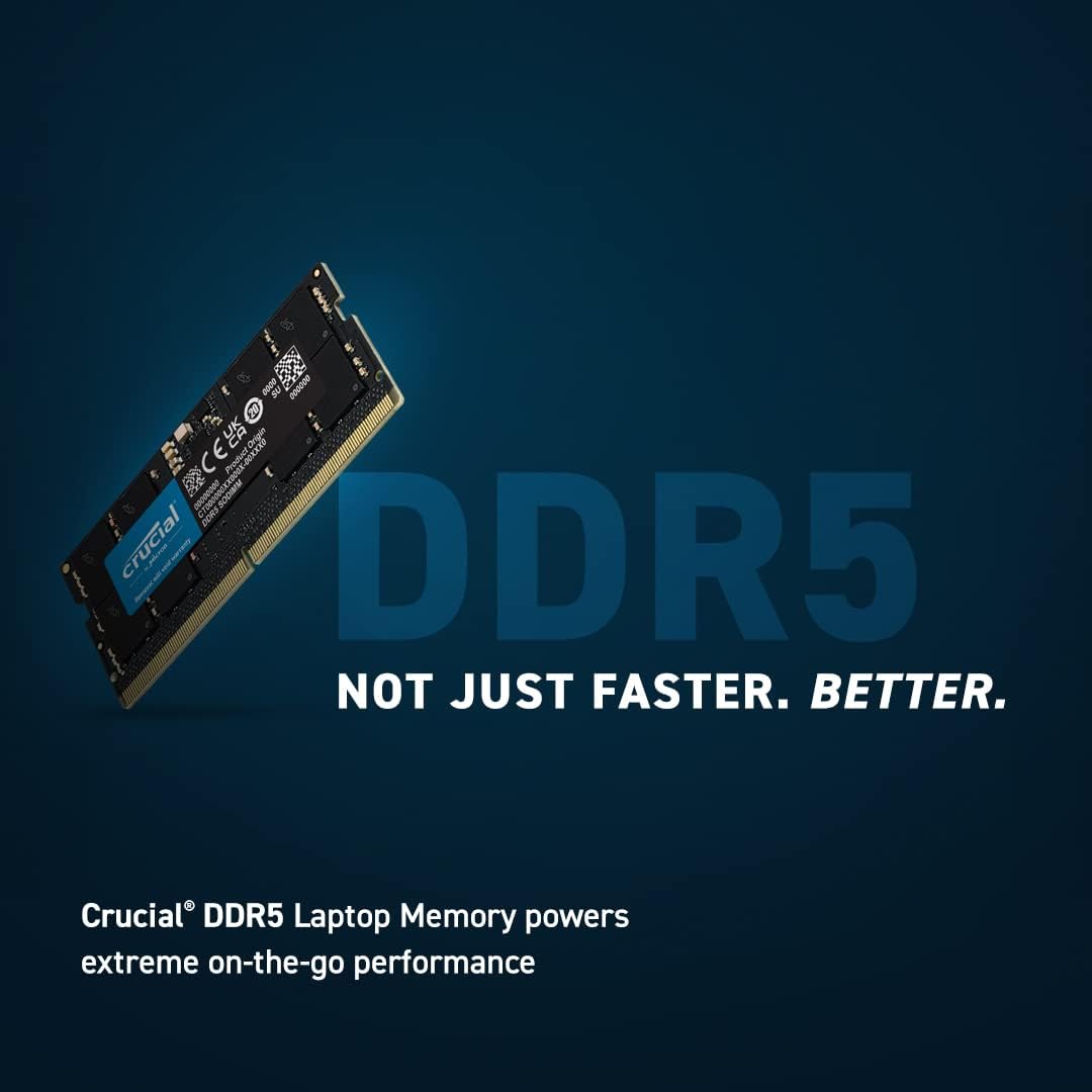 Crucial | RAM SODIMM 16GB 4800Mhz DDR5 | CT16G48C40S5