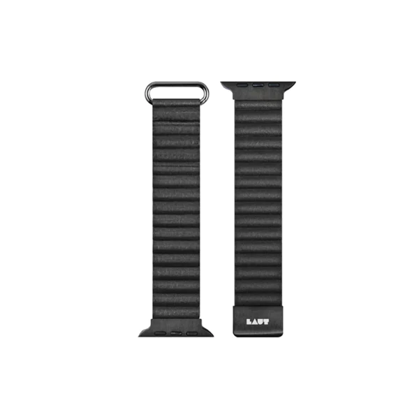 LAUT | Novi Luxe for Apple Watch 42/44/45/49mm Series 1-9/SE/Ultra - Mid Night | L_AWL_NL_BK