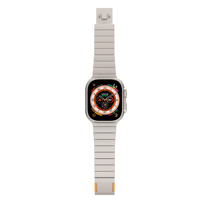LOGiiX | Titan Link Apple Watch Ultra Band 42/44/45/49mm - Steel/Titanium Finish | LGX-13547