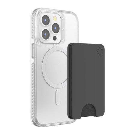 PopSockets | PopWallet for MagSafe Round - Black | 123-0427