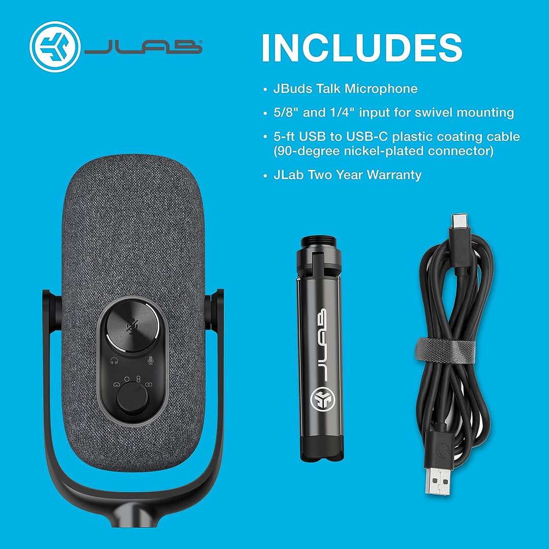 JLab | JBuds Talk USB Microphone Black | 115-2193