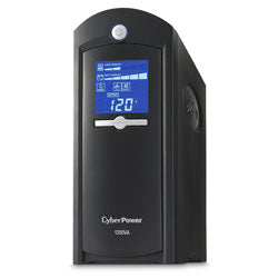 CyberPower | Intelligent UPS - MiniTower 10 Outlets 1350VA 815W 120VAC | CP1350AVRLCD