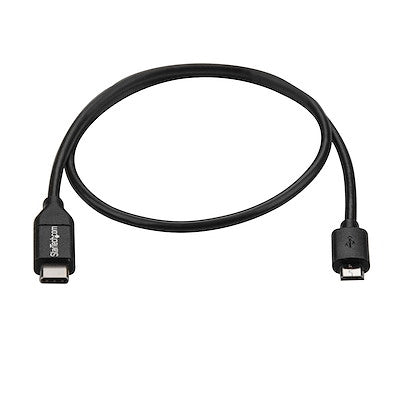 Startech | Micro USB Male to USB-C Male 2.0 Cable 0.5m/20 Inches | USB2CUB50CM