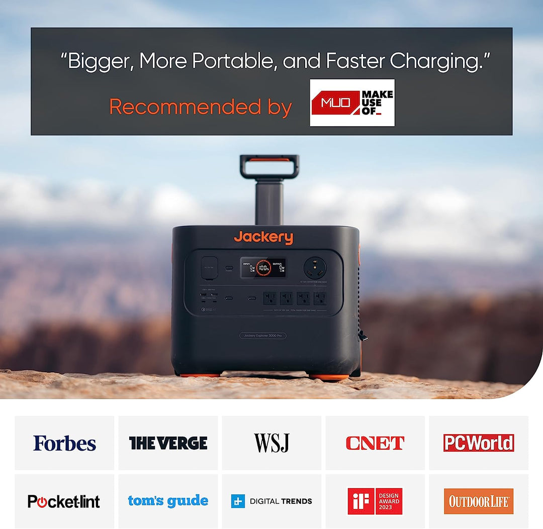 Jackery | Explorer 3000 Pro Portable Power Station - 3000W 3024Wh | E3000PRO