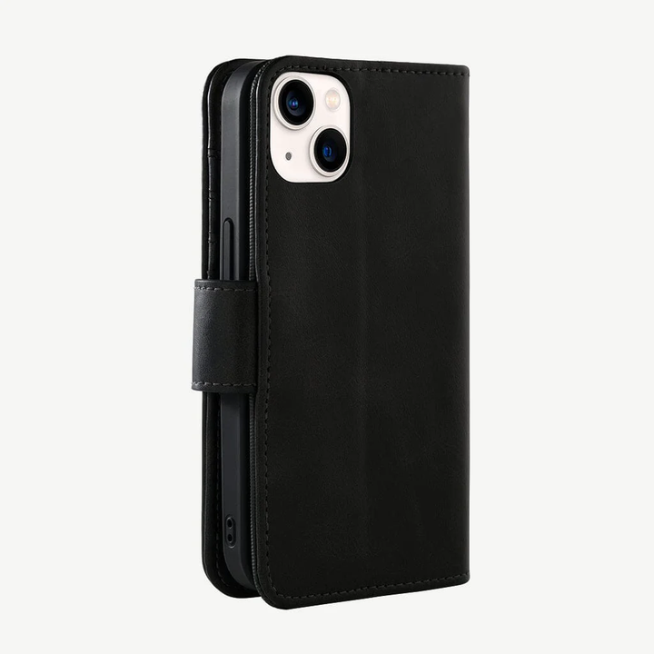 Caseco | 5th Ave MagSafe Wallet Case iPhone 17e/16e/15/14/13 - Black | C31B1-01
