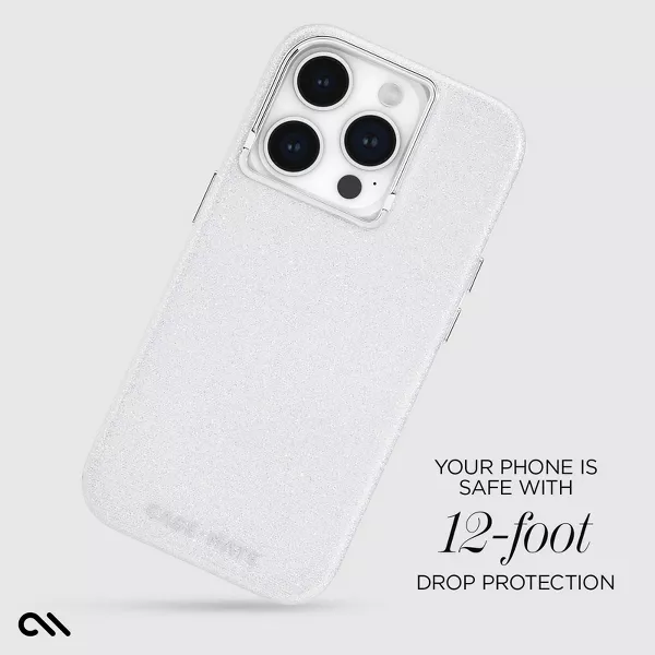 Case-Mate | Iridescent w/ MagSafe w/ Antimicrobial w/ Recycled Shimmer for iPhone 15 Pro Poodle (TBD) | CM051472