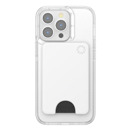 //// PopSockets | PopWallet for MagSafe - Round - White | 123-0428