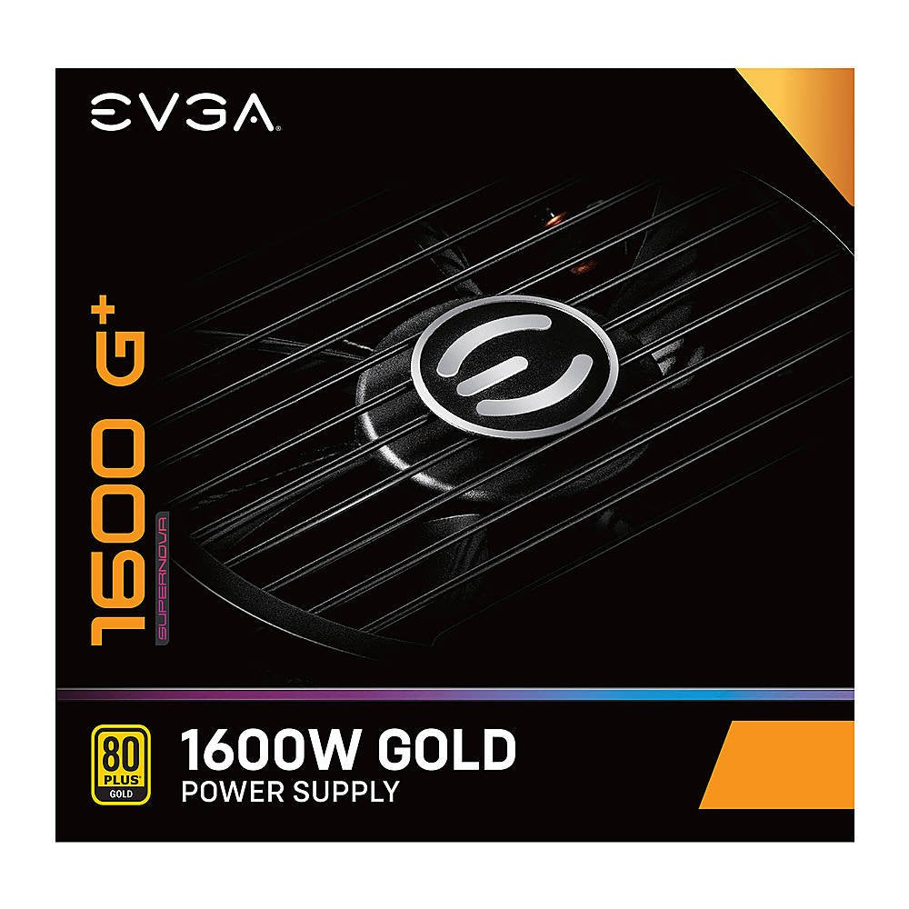 EVGA | Power Supply SuperNova G+ 1600W ATX 80+ Gold Fully Modular | 220-GP-1600-X