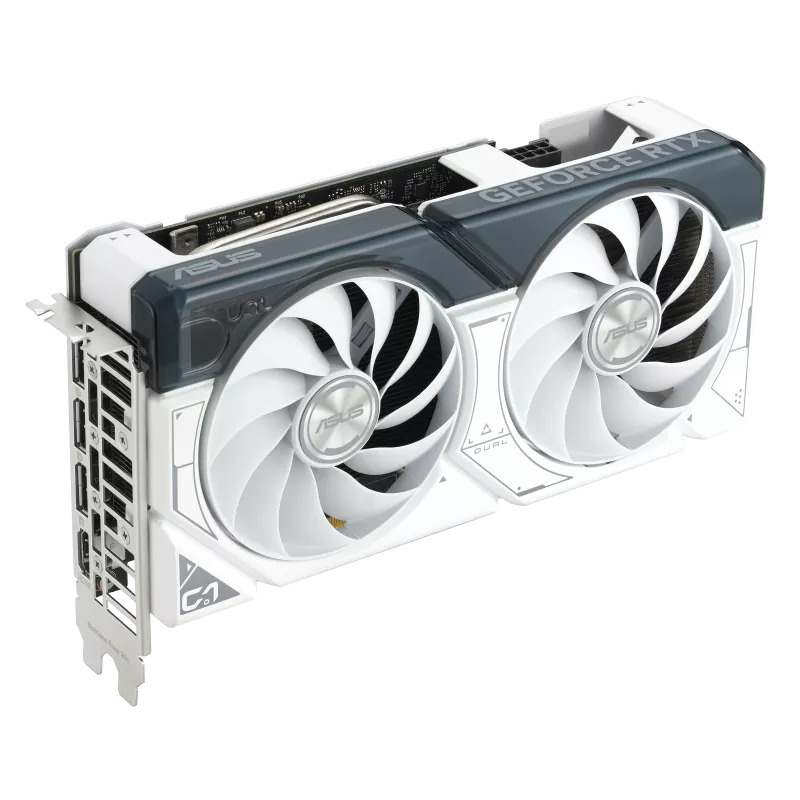 Asus | Video Card GeForce Dual RTX 4060 TI 8GB GDDR6 PCIe - White | DUAL-RTX4060TI-O8G-WHITE