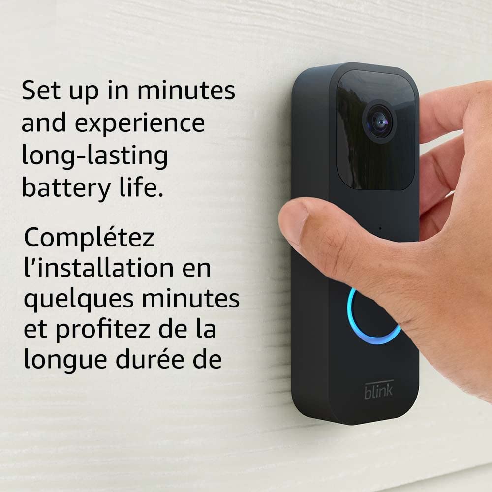 Blink | Video Doorbell - Black | B08SGL9T4M