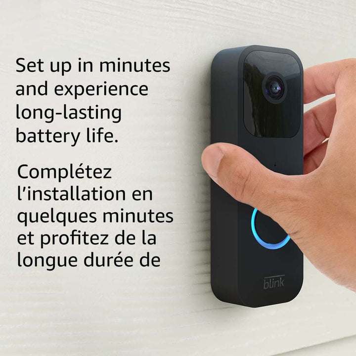 Blink | Video Doorbell - Black | B08SGL9T4M