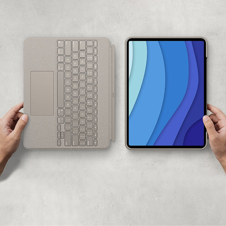 Logitech | Combo Touch iPad Pro 5th & 6th Gen Keyboard Case Sand |  920-010119