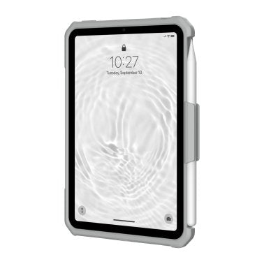 UAG | Healthcare Scout Series Case w/Kickstand and Strap for iPad Mini 6 / 7 (2021) - White | 15-11304