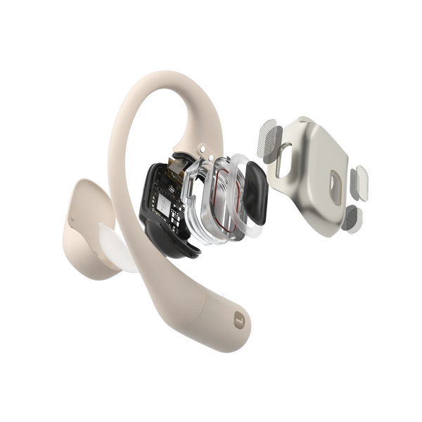 Shokz | OpenFit Open-Ear True Wireless Earbuds - Beige | T910-ST-BG-US-153 | PROMO ENDS JAN 2 | REG PRICE $229.99