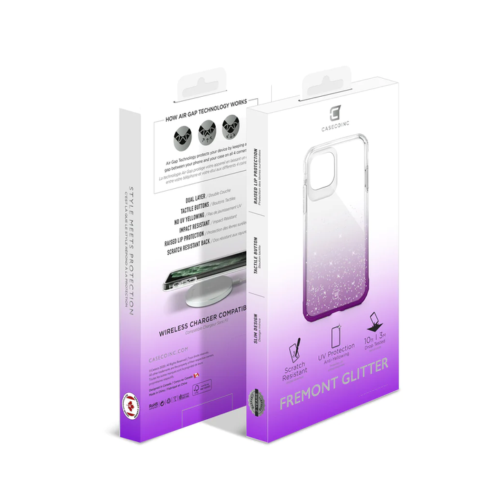 Caseco | Fremont Glitter Tough Case iPhone 11 Pro Max - Purple | C2709-11