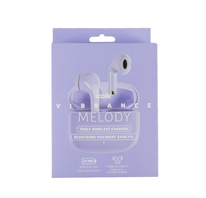 LOGiiX | Vibrance Melody TWS Earphones - Lavender | LGX-13503