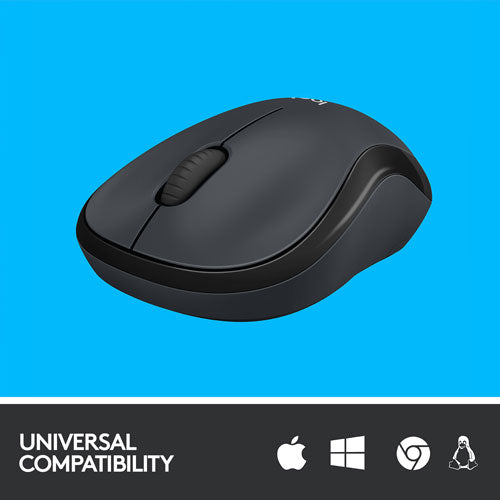 Logitech | M220 Silent 1000 DPI Wireless Optical Mouse Graphite 910-006127