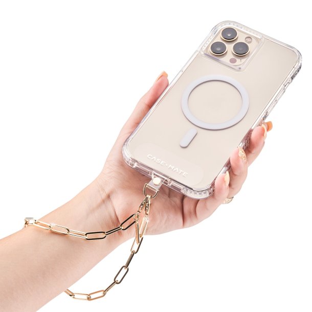Case-Mate | Universal Link Chain Phone Grip Wristlet Attachment  - Gold | 15-11272