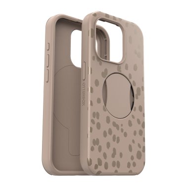 Otterbox | OtterGrip Symmetry w/ MagSafe Series Case for iPhone 15 Pro - Brown (On The Spot) | 15-11543