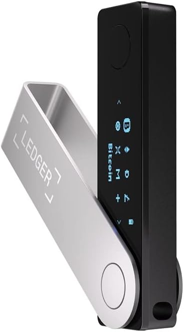 Ledger | Nano X Crypto Wallet - Onyx Black | NX-OnyxBlack