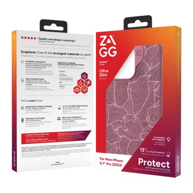 ZAGG GEAR4 | London Snap Case iPhone 15 Pro Max - Dusty Rose | 15-11704