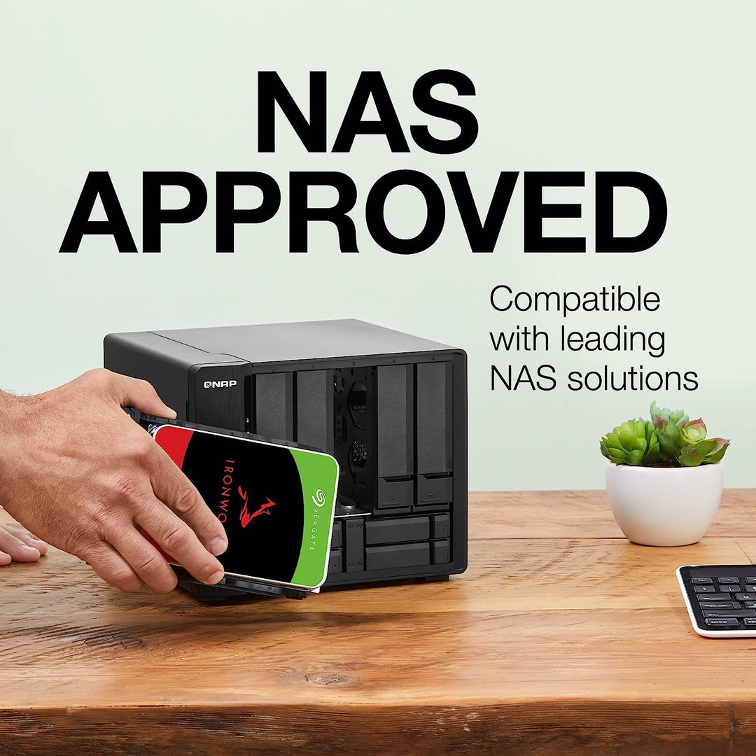 Seagate|  IronWolf Pro 6TB NAS Hard Drive 7200 RPM 256MB Cache CMR SATA 6.0Gb/s 3.5" Internal HDD ST6000NE000