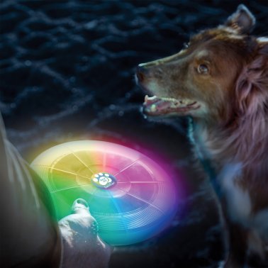 Nite Ize | Flashflight Dog Discuit LED Flying Disc - Disc-O | 15-11193