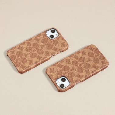 Coach | Slim Wrap Signature C Case iPhone 15 Pro Max - Tan | 15-12467
