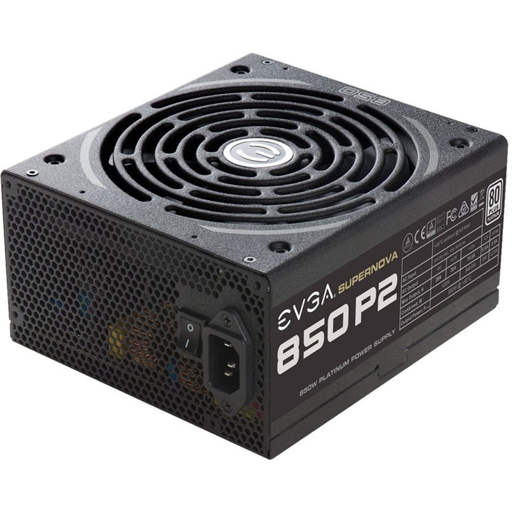 //// EVGA | Power Supply Super NOVA 850 P2 Platinum 850W with Free Power on Self Tester PSU | 220-P2-0850-X1