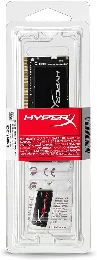 //// Kingston | RAM Technology HyperX Impact 16GB 2400MHz DDR4 CL14 260-Pin SODIMM Laptop Memory | HX424S14IB/16