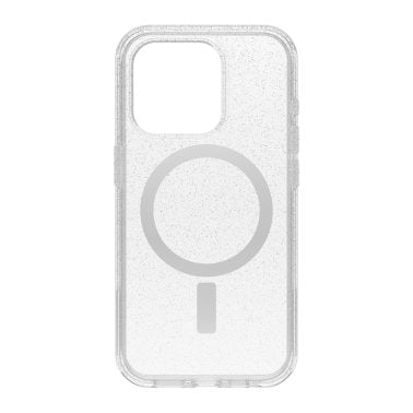 Otterbox | Symmetry w/ MagSafe Clear Series Case iPhone 15 Pro - Clear/Silver Flake (Stardust)  | 77-93034