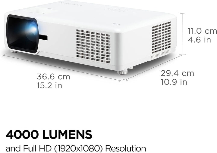 Viewsonic | 4,000 Lumens ANSI 1080P LED Business/Education Projector |  LS610HDH