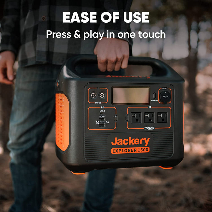 Jackery | Explorer 1500 Portable Power Station - 1800W 1534Wh | E1500