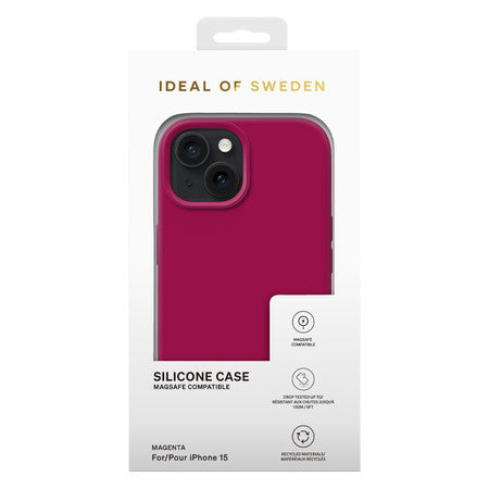 Ideal of Sweden | Case Magsafe iPhone 15 Silicone - Magenta | 120-8106