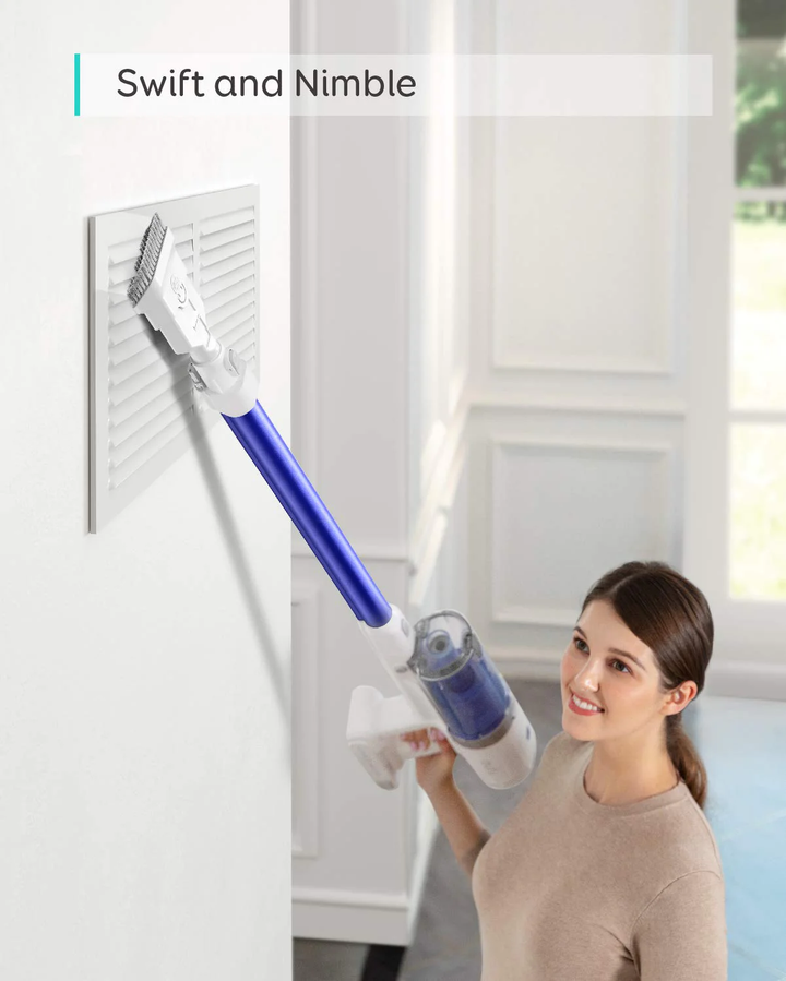 Eufy | HomeVac S11 Reach - Cordless Stick Vacuum -  White | T2501Z23