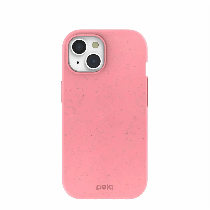 Pela | iPhone 15 Solid Case - Bubblegum Pink | 16996-IP15-BUBPINK