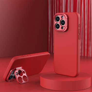 Uunique London | Liquid Silicone MagSafe Stand Case iPhone 15 Pro Max - Red |15-11360