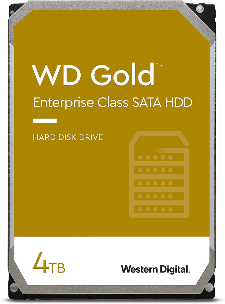SO WD | 4TB 7200 RPM Class 3.5-inch 256MB SATA 6 Gb/s Gold WD4003FRYZ