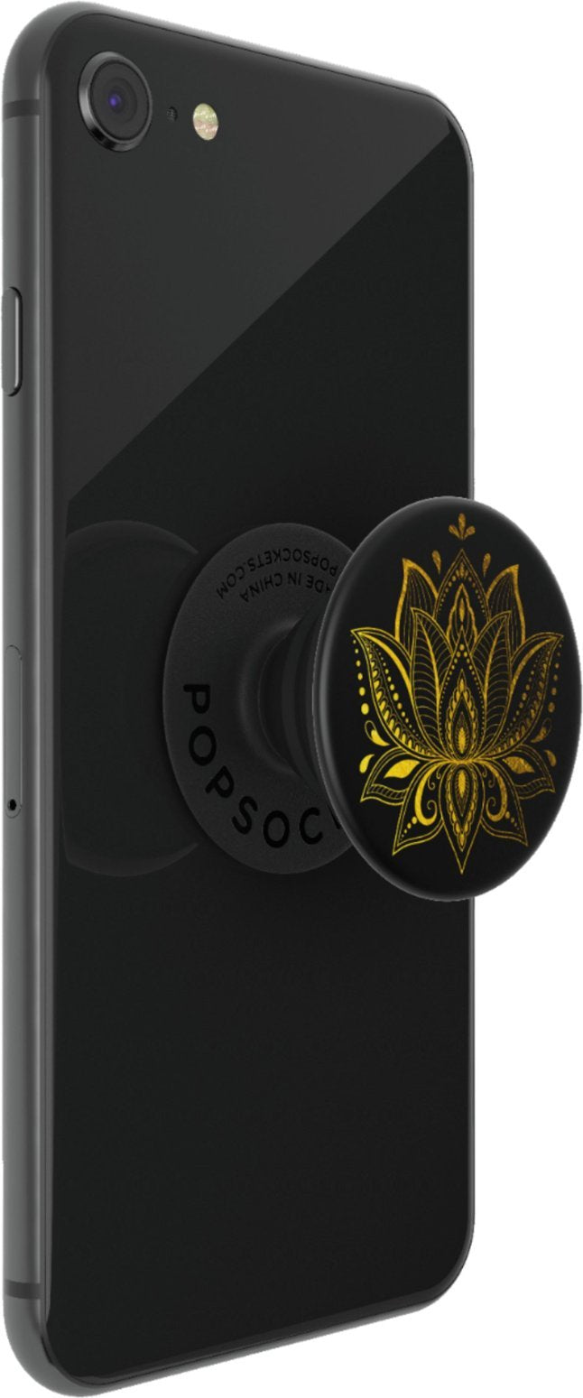 //// PopSockets | PopGrip Golden Prana Black | 123-0368