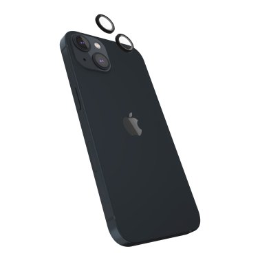 Case-Mate | iPhone 14 Plus/14 Case-Mate Aluminum Ring Glass Lens Protector - Black | 15-11282