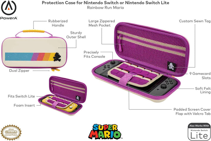 PowerA | Protection Case for Nintendo Switch/Lite/OLED - Mario Rainbow Run | 1522648-01